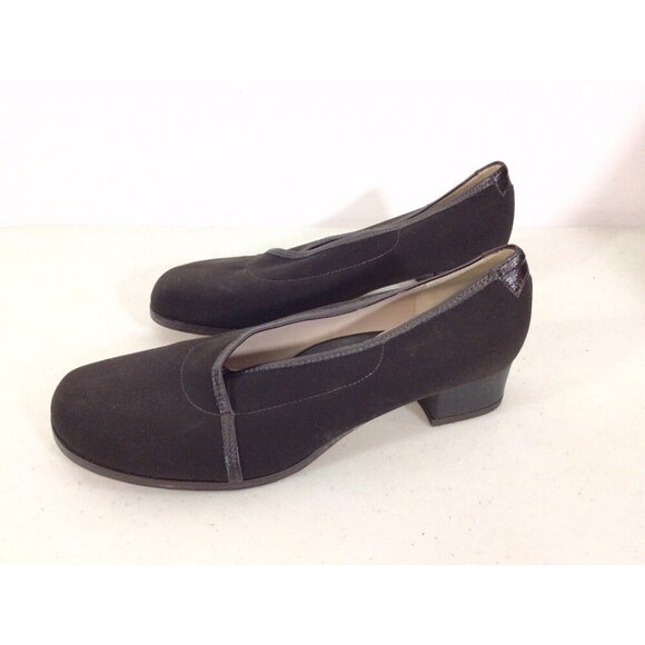Taryn Rose Suede Pumps Heels Made in Italy Womens 8 New - Picture 1 of 8